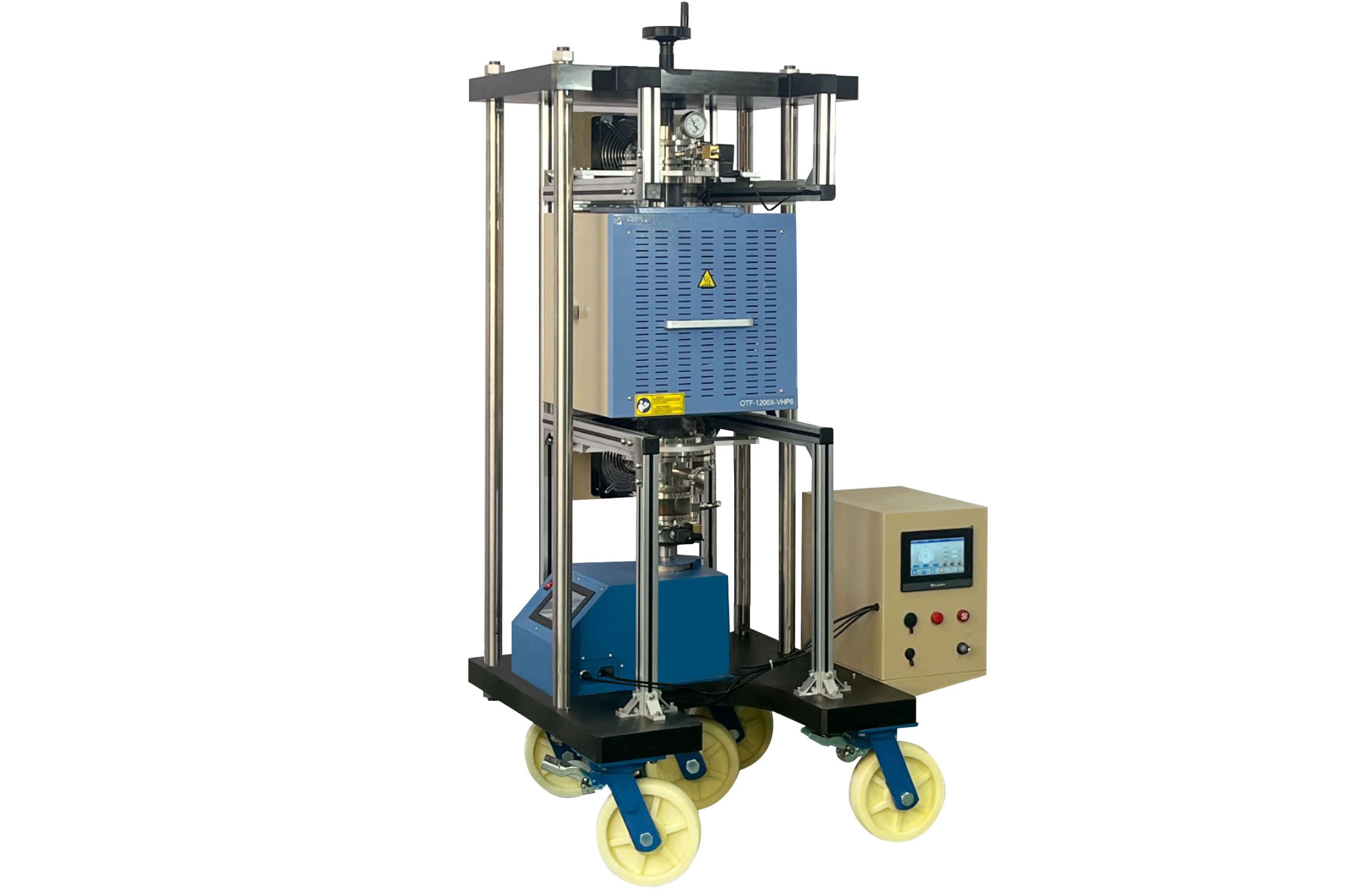 1100°C Max  Vacuum Hot Press Furnace with 6" Tube up to 20 T - OTF1200XVHP6 - Image 6