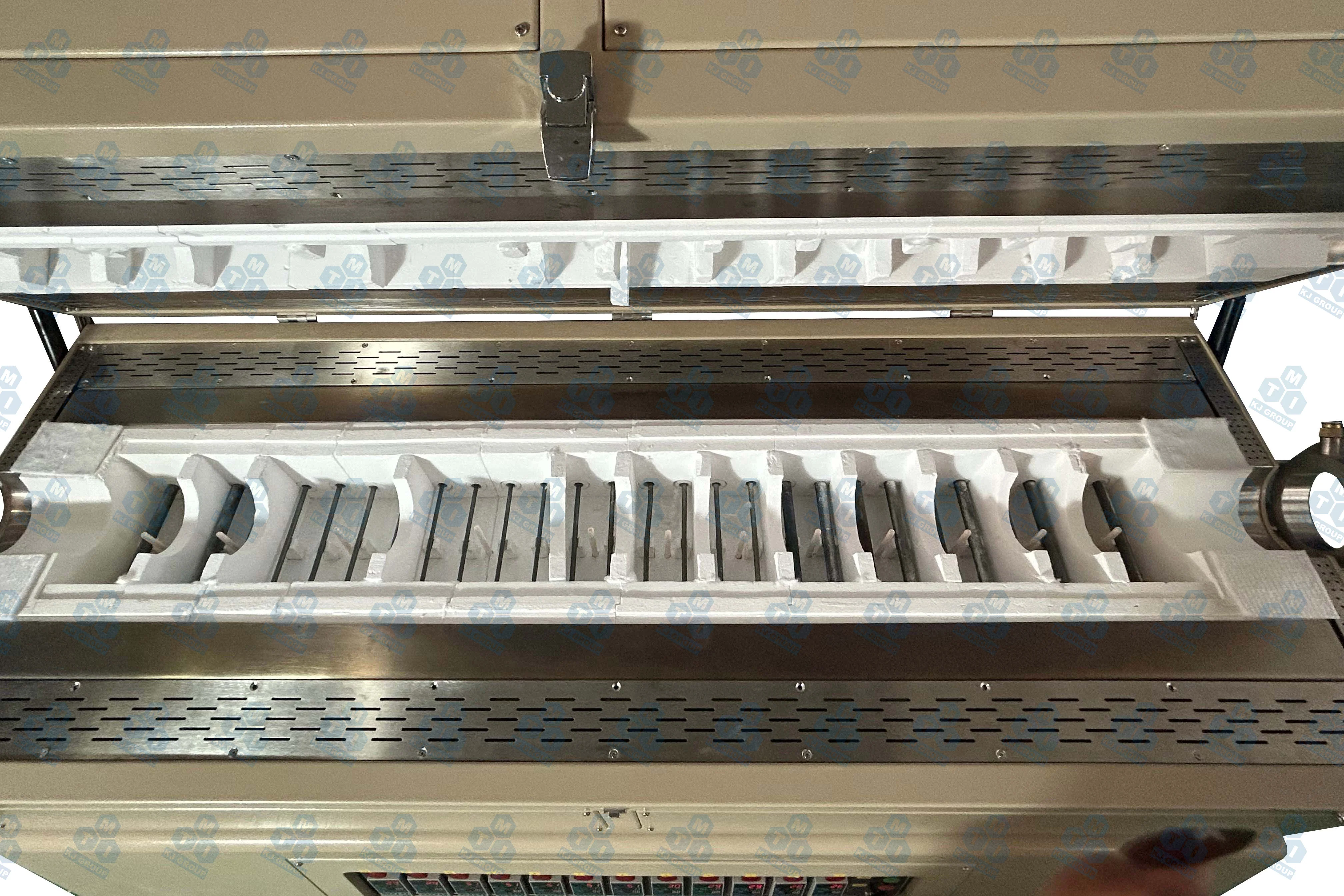 1700°C 12-zone Split Tube Furnace with a Ø100 mm × 1800 mm L Alumina Tube - OTF1700X12Z - Image 4