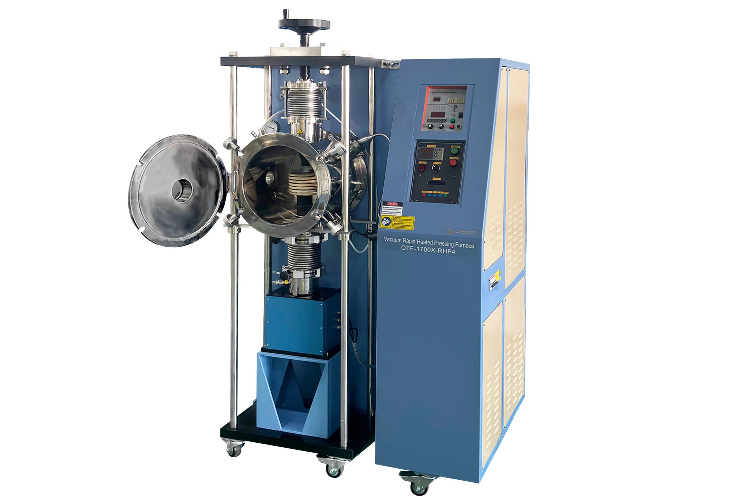 1700ºC Vacuum Rapid Heated Pressing Furnace up to 100 MPa with Graphite Die - OTF-1700X-RHP4 - Image 4