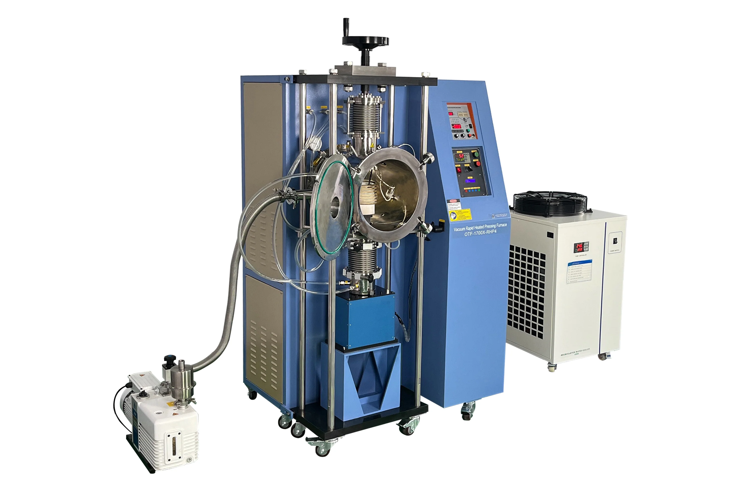 1700ºC Vacuum Rapid Heated Pressing Furnace up to 100 MPa with Graphite Die - OTF-1700X-RHP4 - Image 5