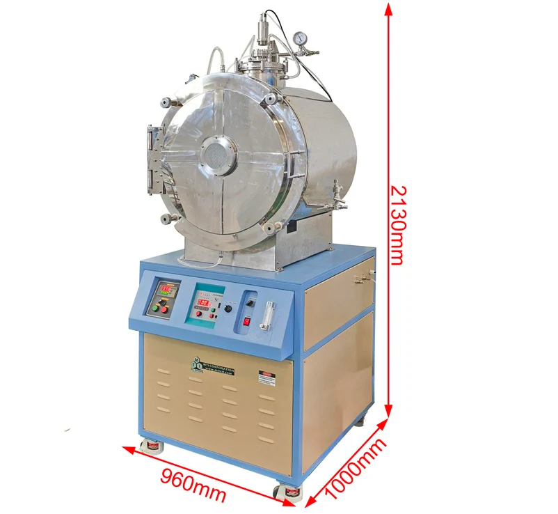 3000ºC Induction Heated Vacuum Furnace with Option of Molten Salt Electrolysis- VMC3000 - Image 4