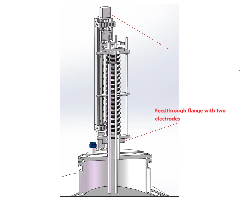 3000ºC Induction Heated Vacuum Furnace with Option of Molten Salt Electrolysis- VMC3000 - Image 5