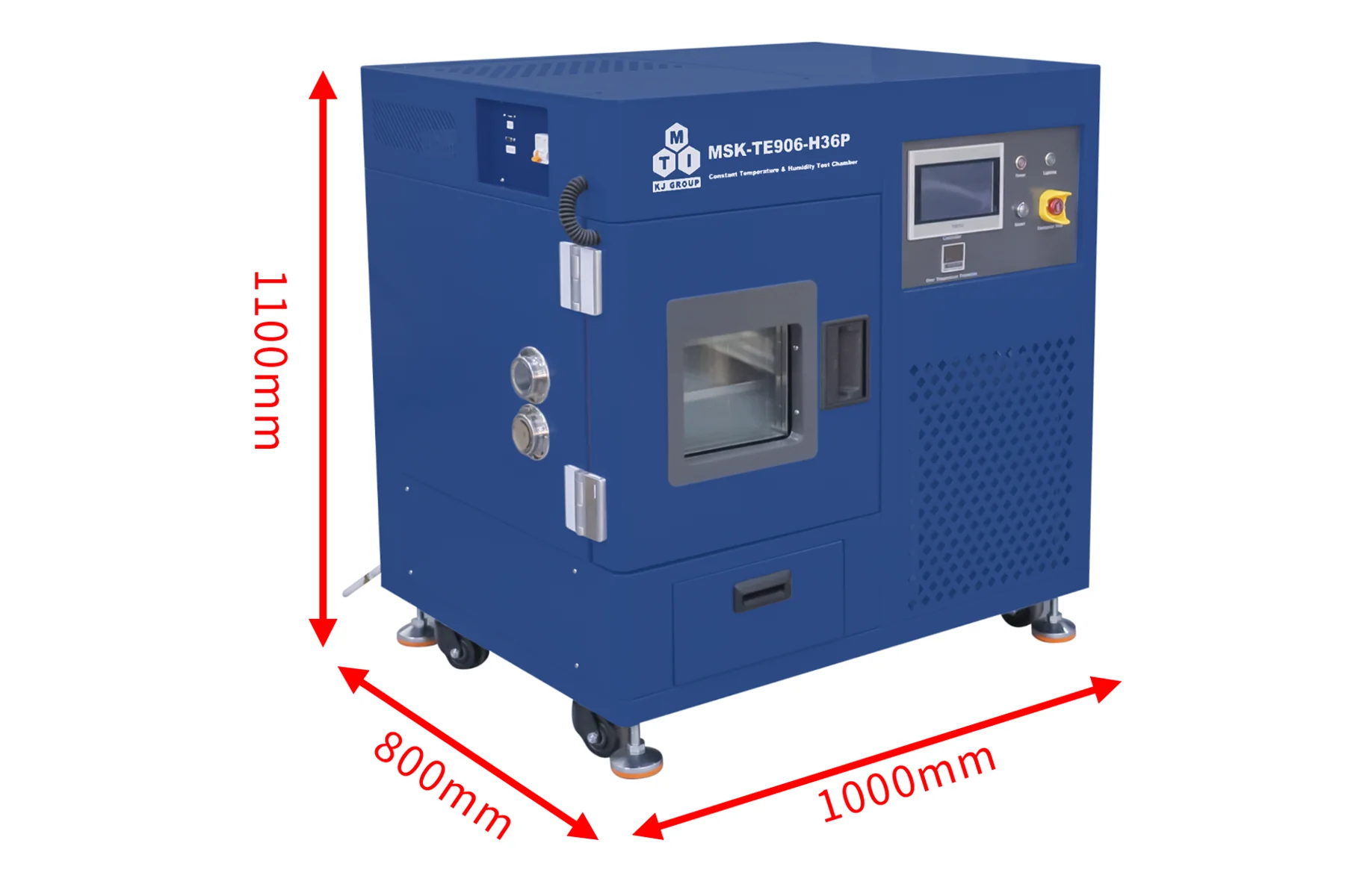 Precision Temperature Control & Humidity Monitor Test Chamber (-40 - 150 °C, 36L) - MSK-TE906-36 - Image 5