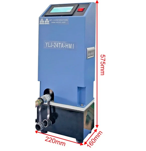Touch Screen Programmable Hydraulic Pump with Hydraulic Pipe up to 65 MPa for MTI Press - YLJ-HMI - Image 2