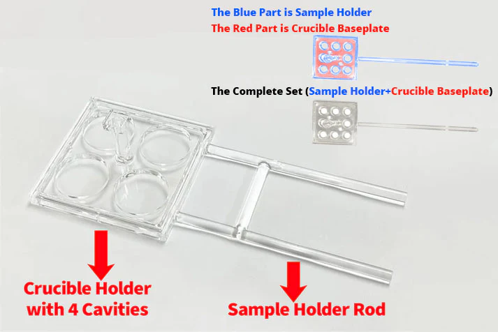 Quartz Sample Stage with 4 Cavities or 8 Cavities - Image 5