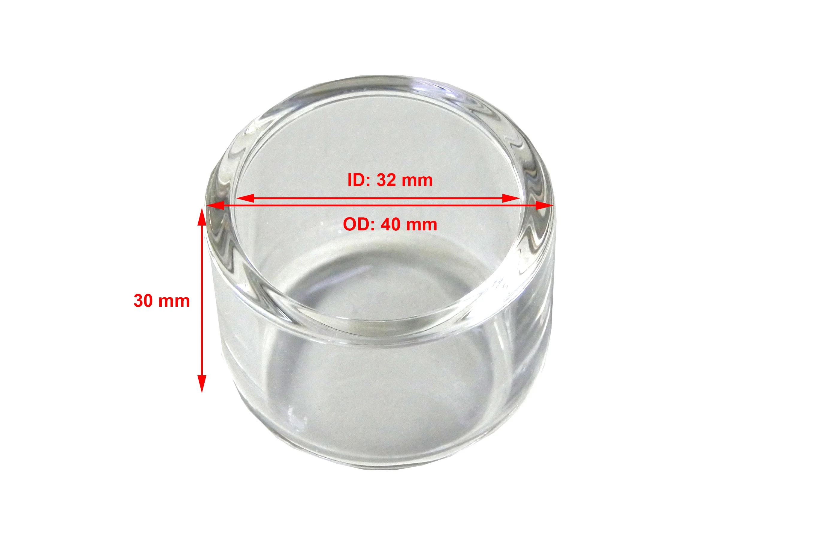 Quartz (SiO2) Cylindrical Crucible - Image 2