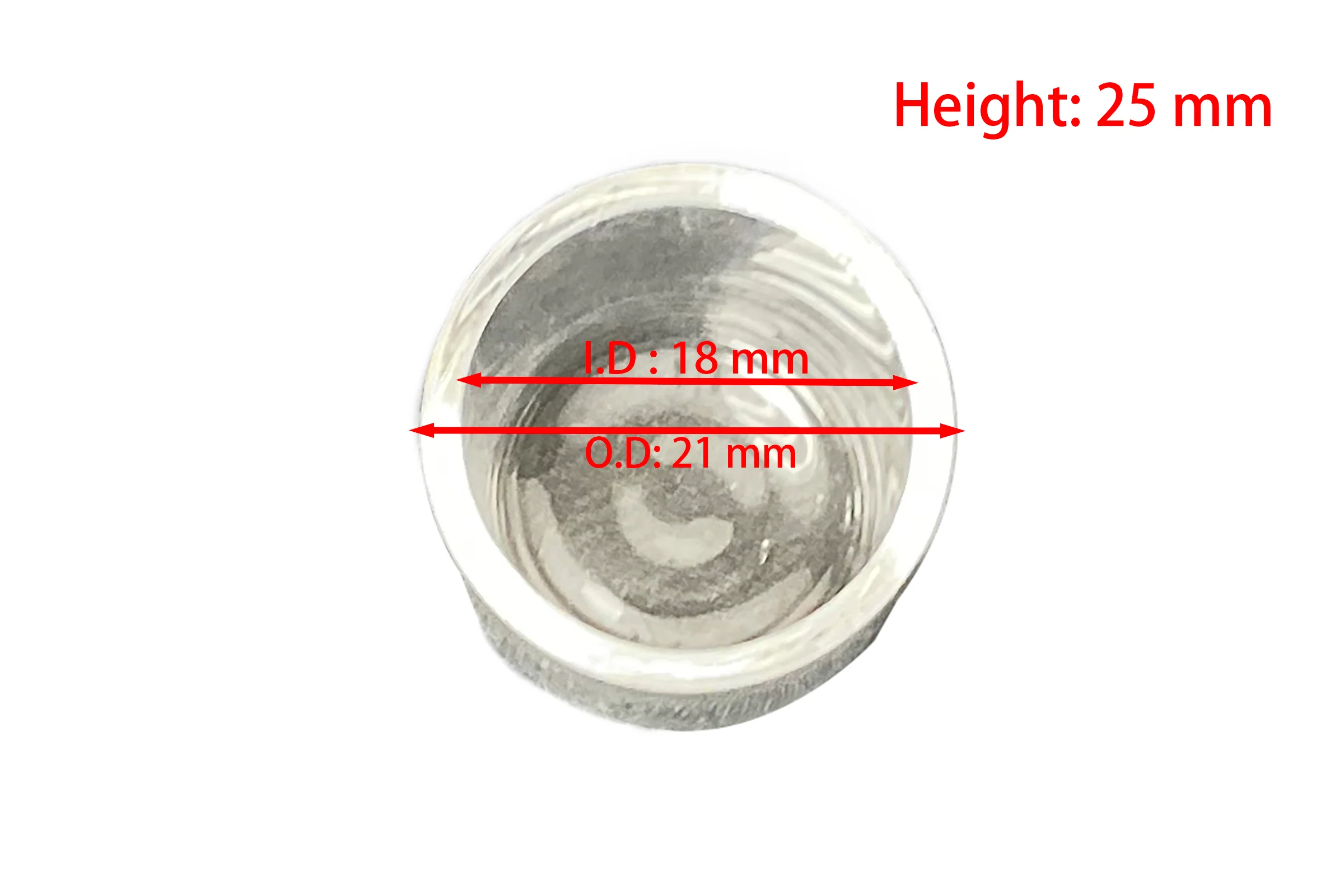 Quartz (SiO2) Cylindrical Crucible - Image 3