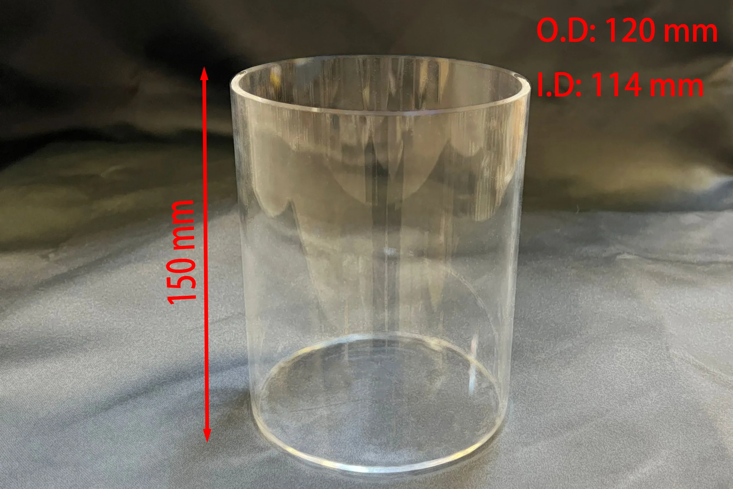 Quartz (SiO2) Cylindrical Crucible - Image 4