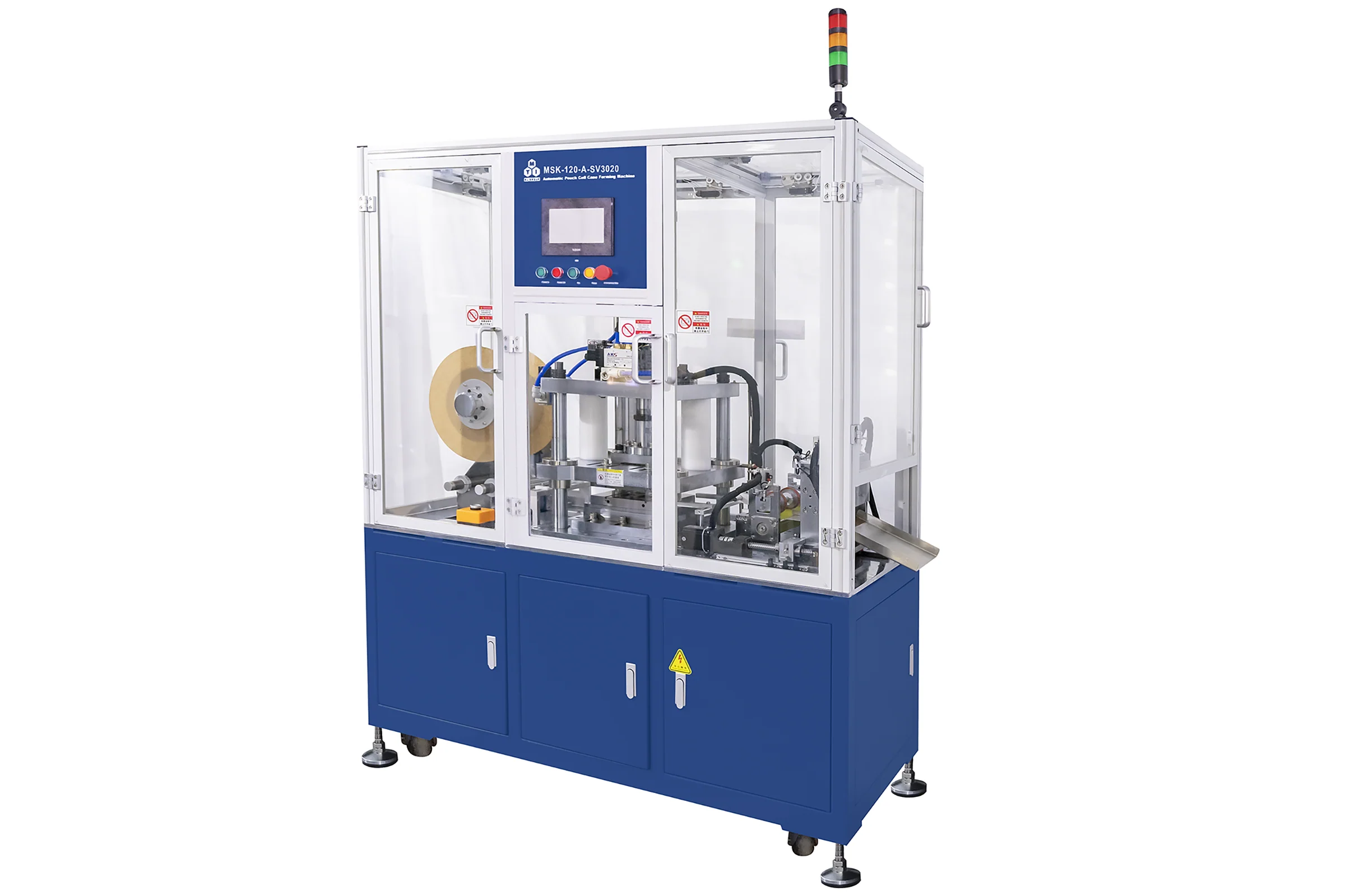 R2R Automatic Pouch Cell Case Forming Machine with Controllable Punching Depth (L300mm*W200mm) - MSK-120A-SV3020 - Image 2