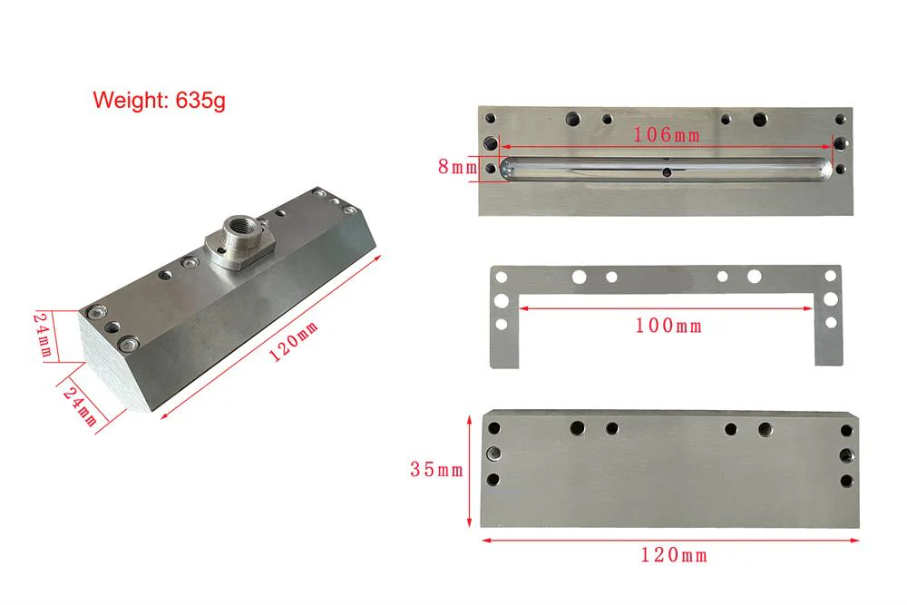 Slot Die Heads with Optional Width of 50 100, 150, 200, or 300 mm for DIY Slot Die Coater - SDH - Image 5