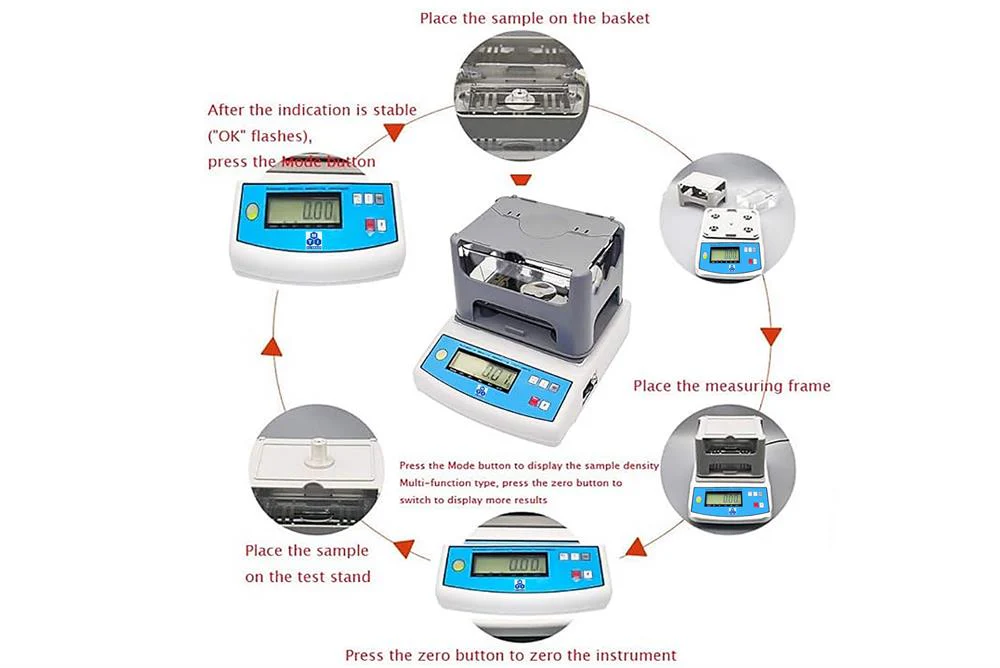 Digital Solids Density Meter, 0.001 g/cm3 Accuracy, 300 g Max. - BAL-SDM300-B - Image 2