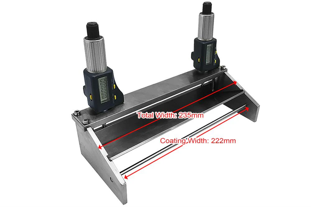 Digital Micrometer Adjustable Film Applicator -216mm (8.5") Width -SEKTQ222 - Image 3