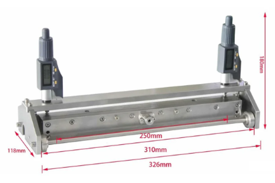 250 mm Wide Slot-die Film Applicator with Rollers-Se-KTQ-250SD - Image 2