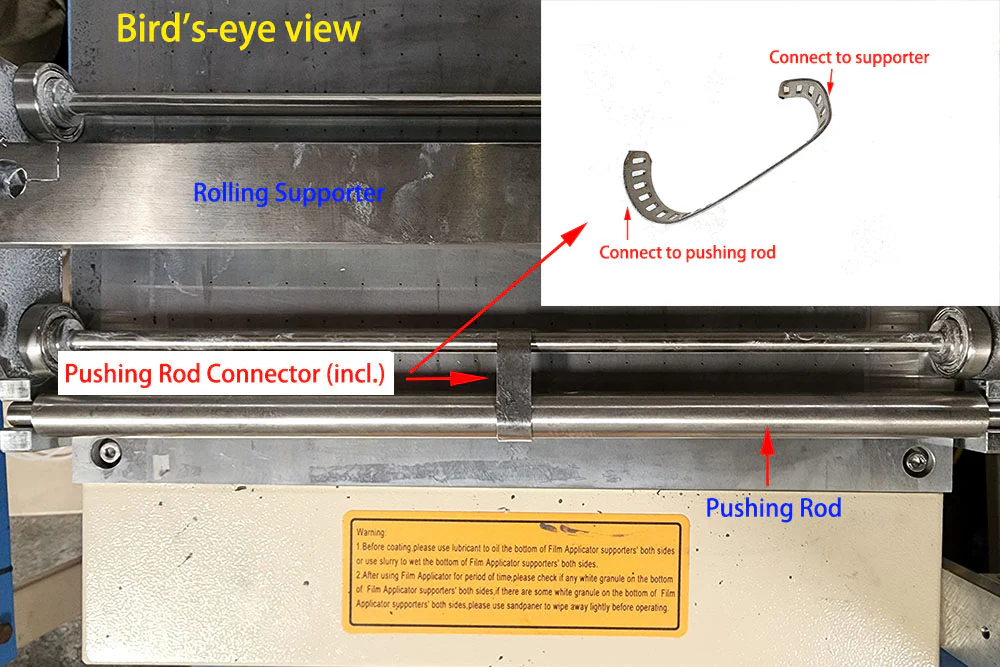 250 mm Wide Slot-die Film Applicator with Rollers-Se-KTQ-250SD - Image 4