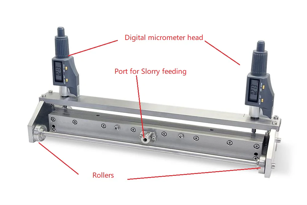 300 mm Wide Slot-die Film Applicator with Rollers- Se-KTQ-300SD - Image 2