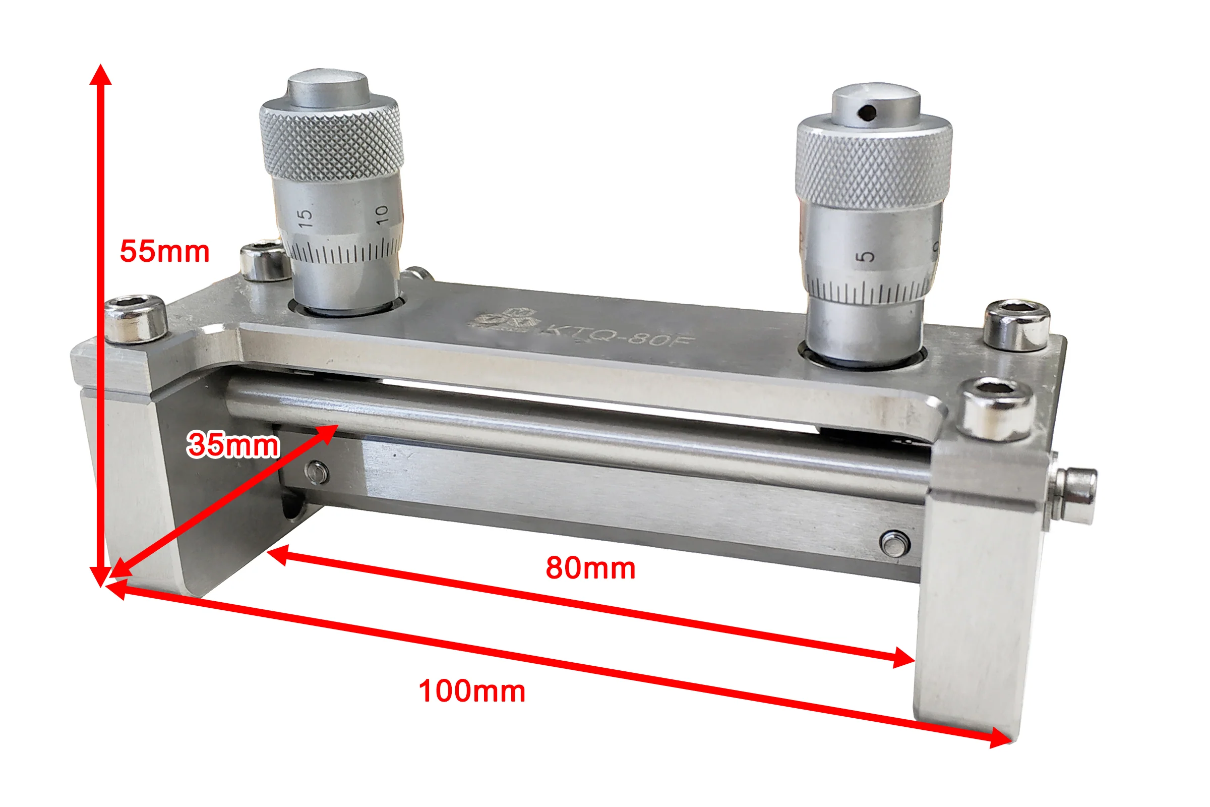 Micrometer Adjustable Film Applicator - 80 mm Width (Film Casting Knife) -SeKTQ80F - Image 2