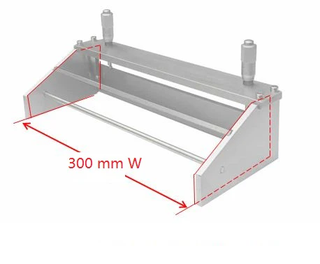 Micrometer Adjustable Film Applicator - 300 mm (film casting doctor blade) -SeKTQ300 - Image 3