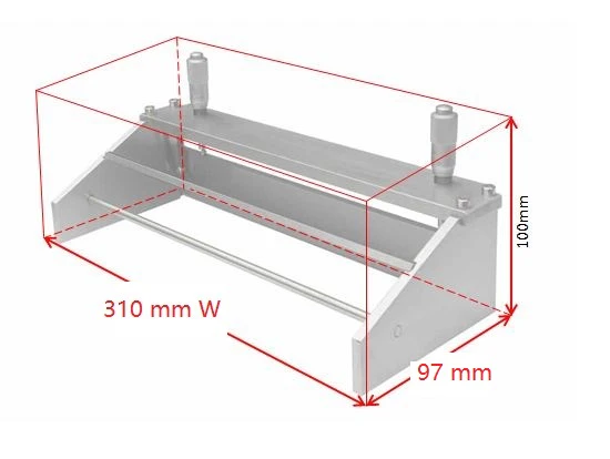Micrometer Adjustable Film Applicator - 300 mm (film casting doctor blade) -SeKTQ300 - Image 5