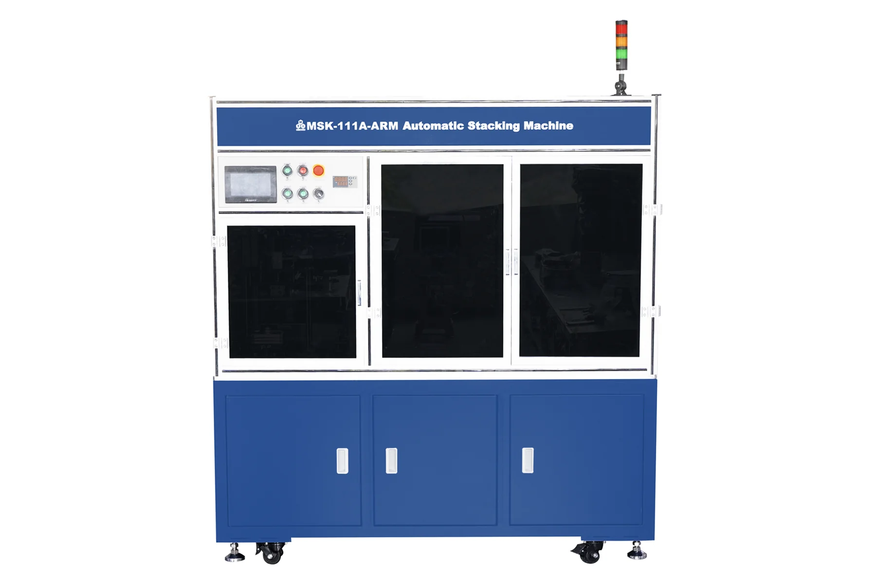 Automatic Stacking Machine with Functions of Taping and Cell Collection for Pouch and Prismatic Cells up to 160x100 mm - MSK-111A-ARM - Image 2