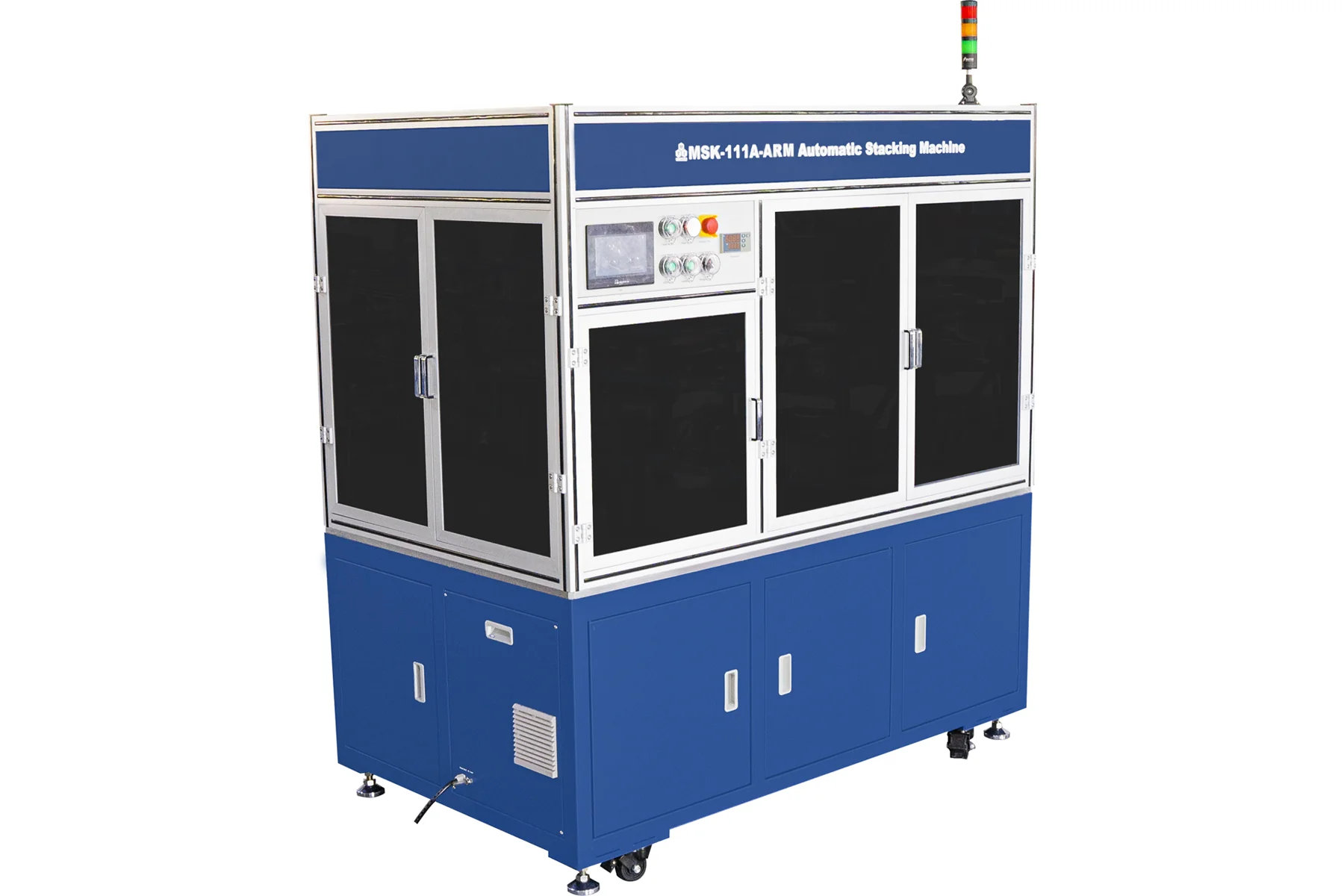 Automatic Stacking Machine with Functions of Taping and Cell Collection for Pouch and Prismatic Cells up to 160x100 mm - MSK-111A-ARM - Image 3