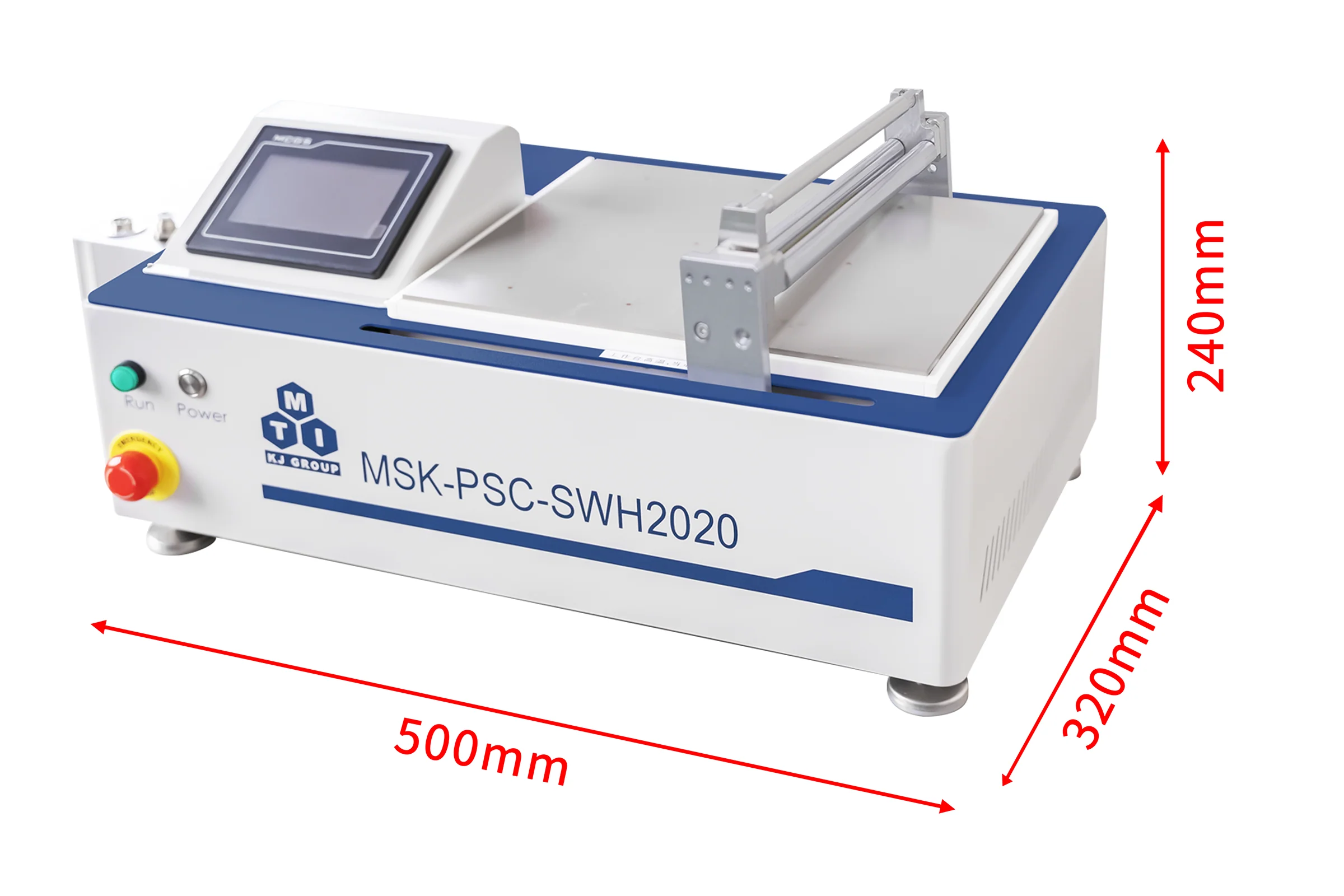 Sheet-to-Sheet Coater with Multifunctional Coating Heads (Mayer Rod, Slot Die, Doctor Blade) & Heated Vacuum Chunk (200 mm * 200 mm, Max. 160°C) - MSK-PSC-SWH2020 - Image 4
