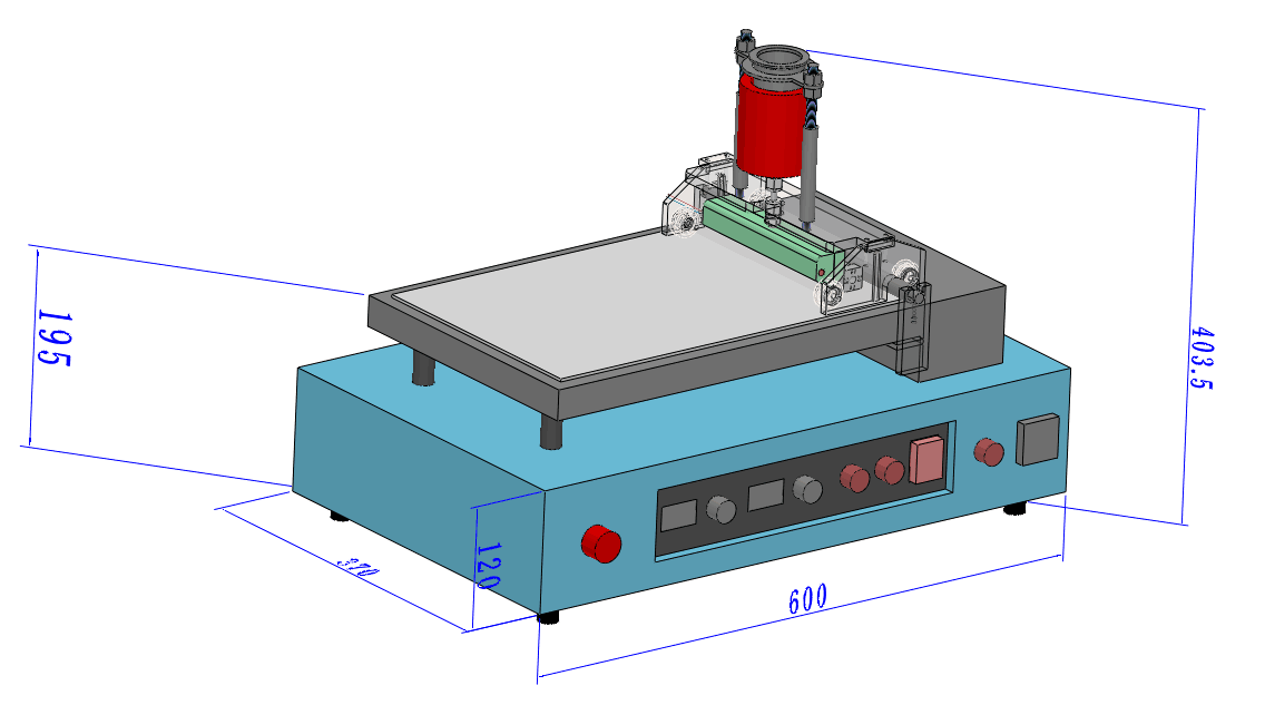 350 °C Tape Casting Coater with Heated Slot-Die and Fixed Gap Blade for Lithium Film - MSK-200-SH - Image 3
