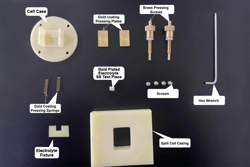 Small Split Cell with Quartz Window for In-Situ Optical Microscope Analysis of SSB Interface - STC-SSI - Image 3