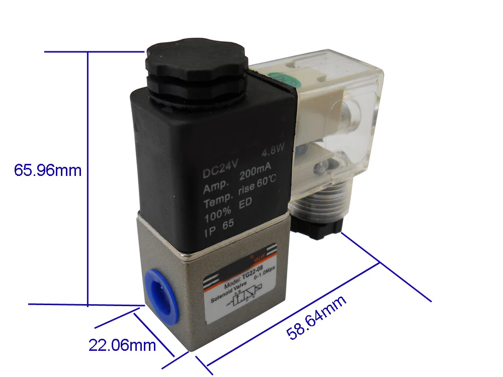 Solenoid Valve for Automatic Gas Control System, 24VDC, EQ-SN-Valve - Image 2