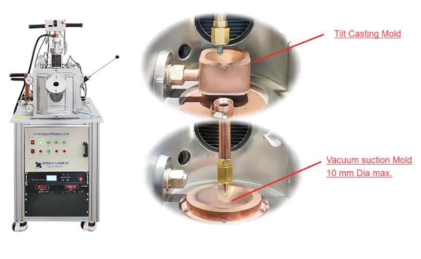 Arc Melting System up to 500g with Casting Function and Vacuum & Water Chiller - SP-MSM-800A - Image 3