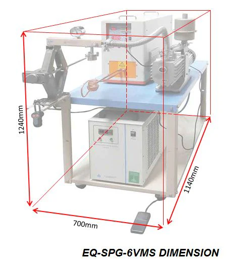 Compact 1" Levitation Melting System - SPG-6VMS - Image 2