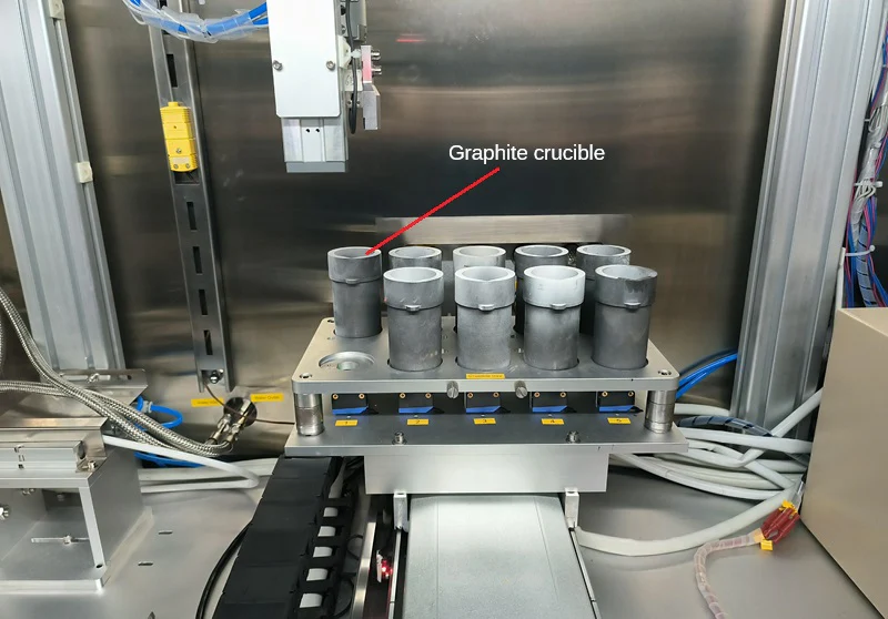 10 Crucibles Automatic Induction Melting and Casting System with Stirring Function up to 2000ÂșC- SPG50K25AB-GB - Image 4