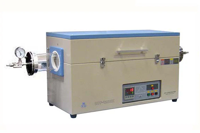 Single-zone Tube Furnace with 5" Dia Quartz Tube (36" Heating Zone) & Flanges - OTF-1200X-5L