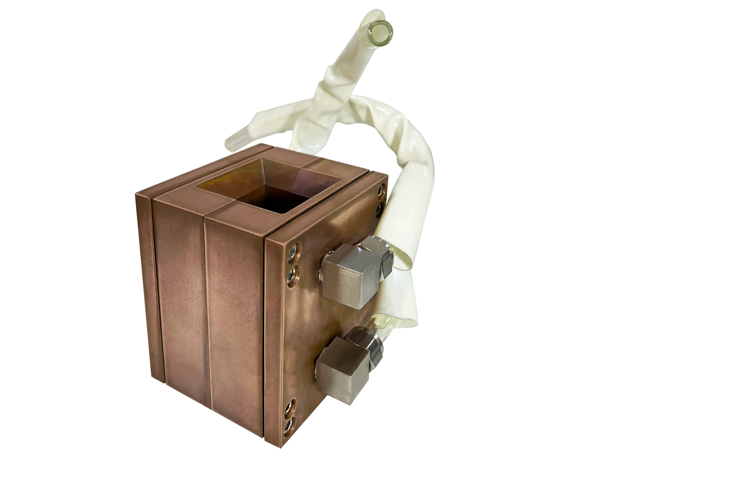 Split Water-Cooled Copper Casting Mold for Induction Melting - Image 2