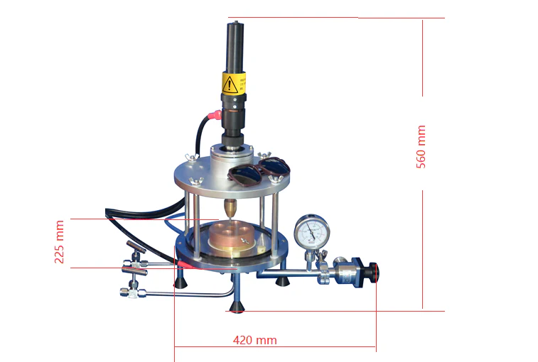 Mini Arc Melting Furnace (185A, or 160A) - Vacuum Casting - Glovebox Compatible - SP-MSM130 - Image 3