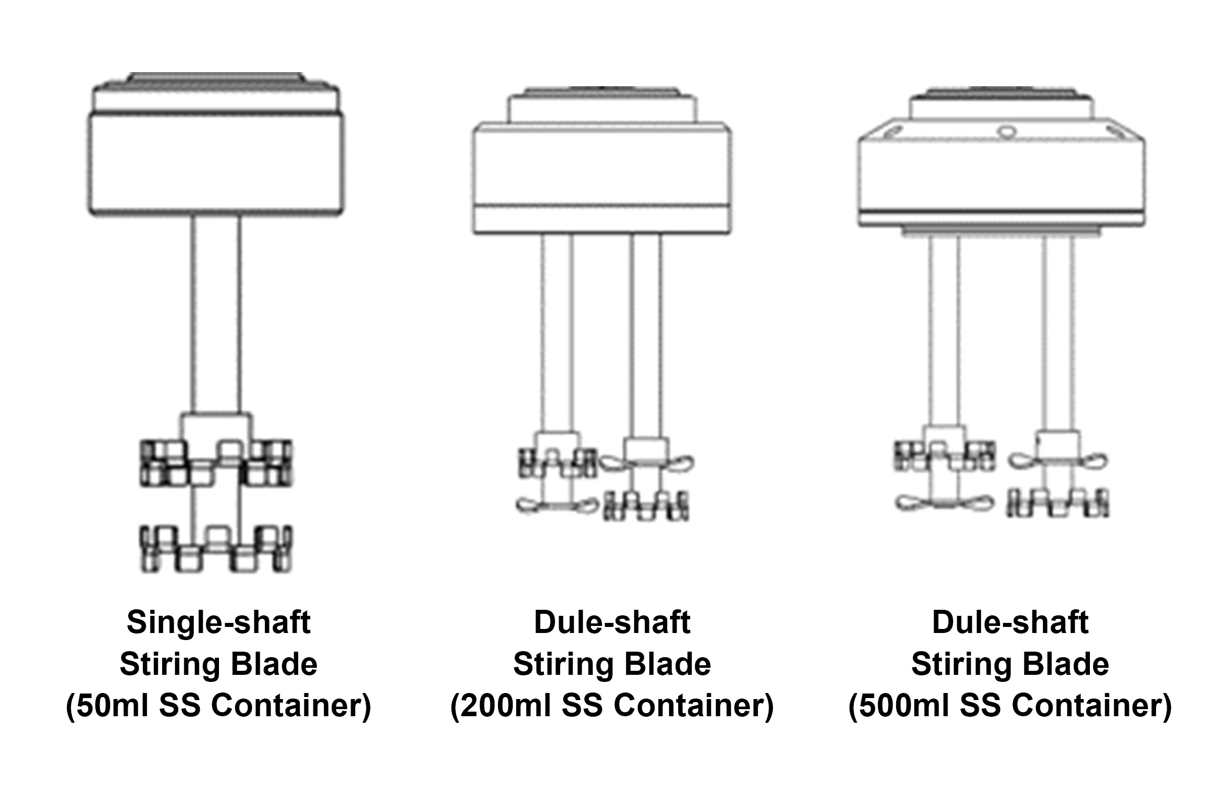 Stainless-Steel Mixing Jar with Blades (Multiple Variable Size) for MSK-SFM-16HS - Image 4