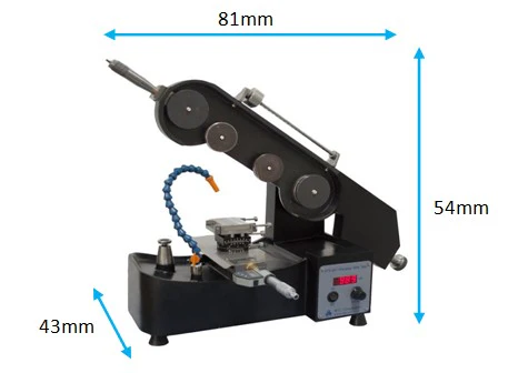 Endless Diamond Wire Saw with Digital Micrometer and Two Angle Adjustable Sample Stage - STX-201 - Image 3