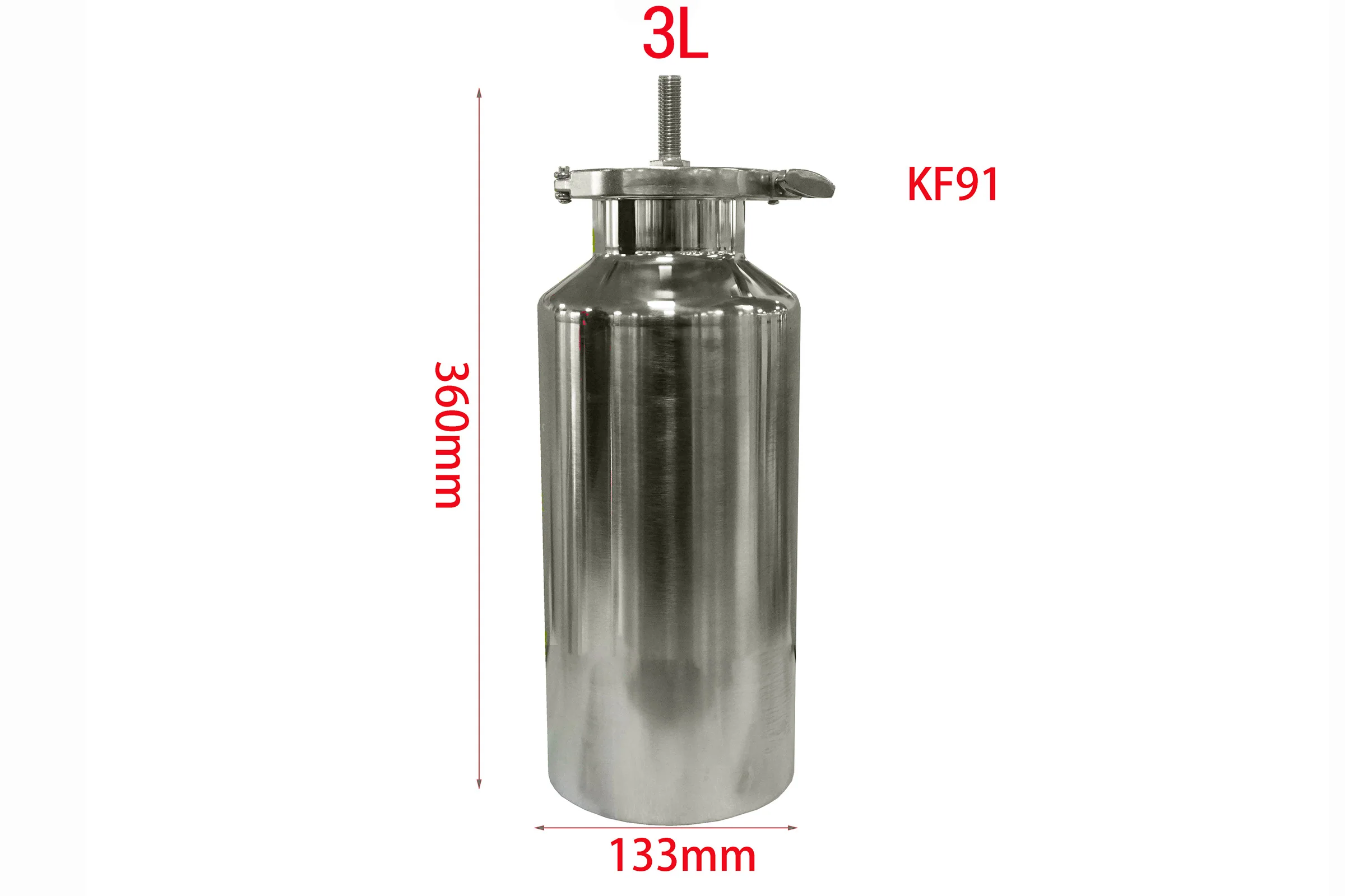 Stainless Steel Tank (Multiple Volumes) for 3D Movement Dry Powder Mixer SYH-5 - Image 6