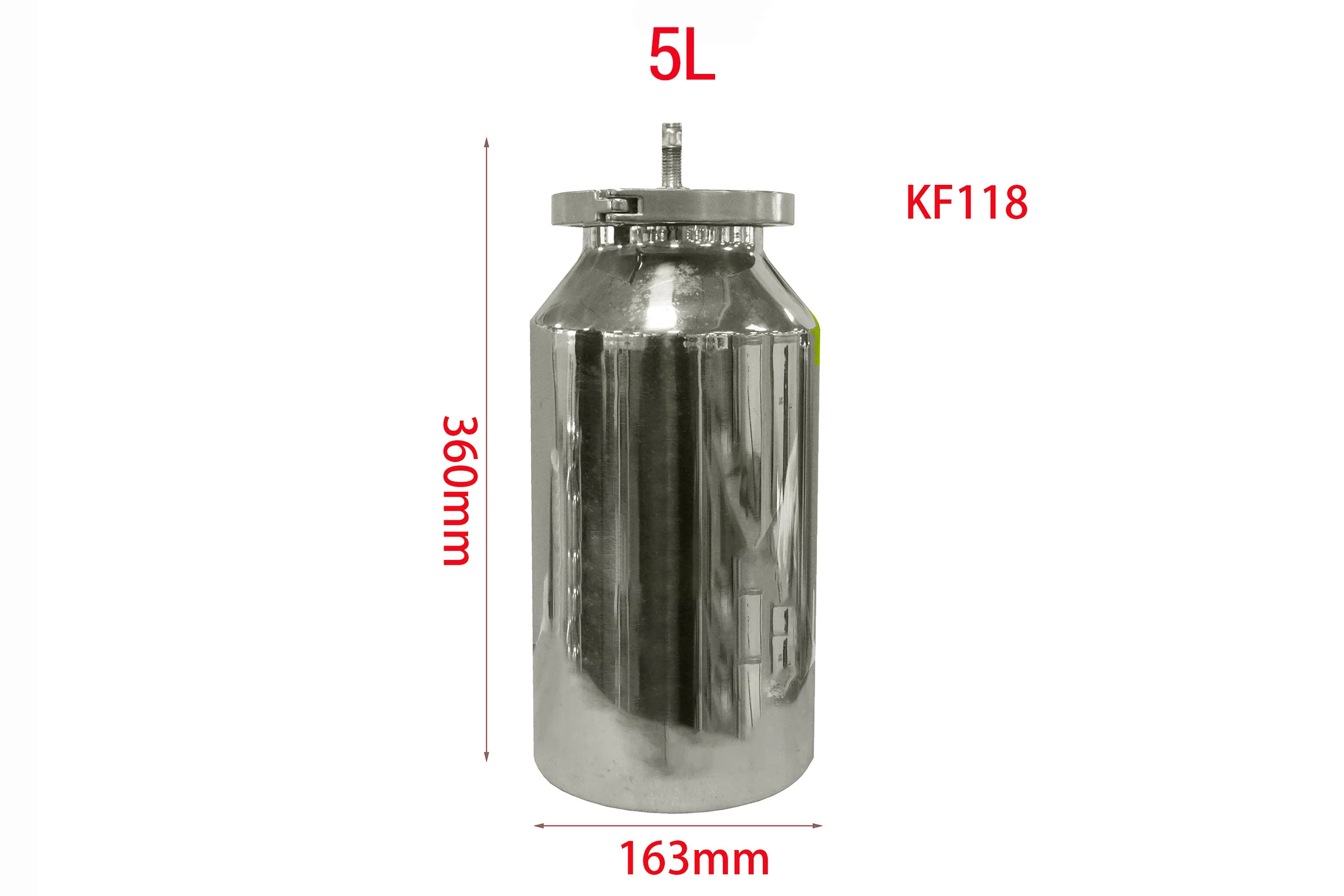 Stainless Steel Tank (Multiple Volumes) for 3D Movement Dry Powder Mixer SYH-5 - Image 7