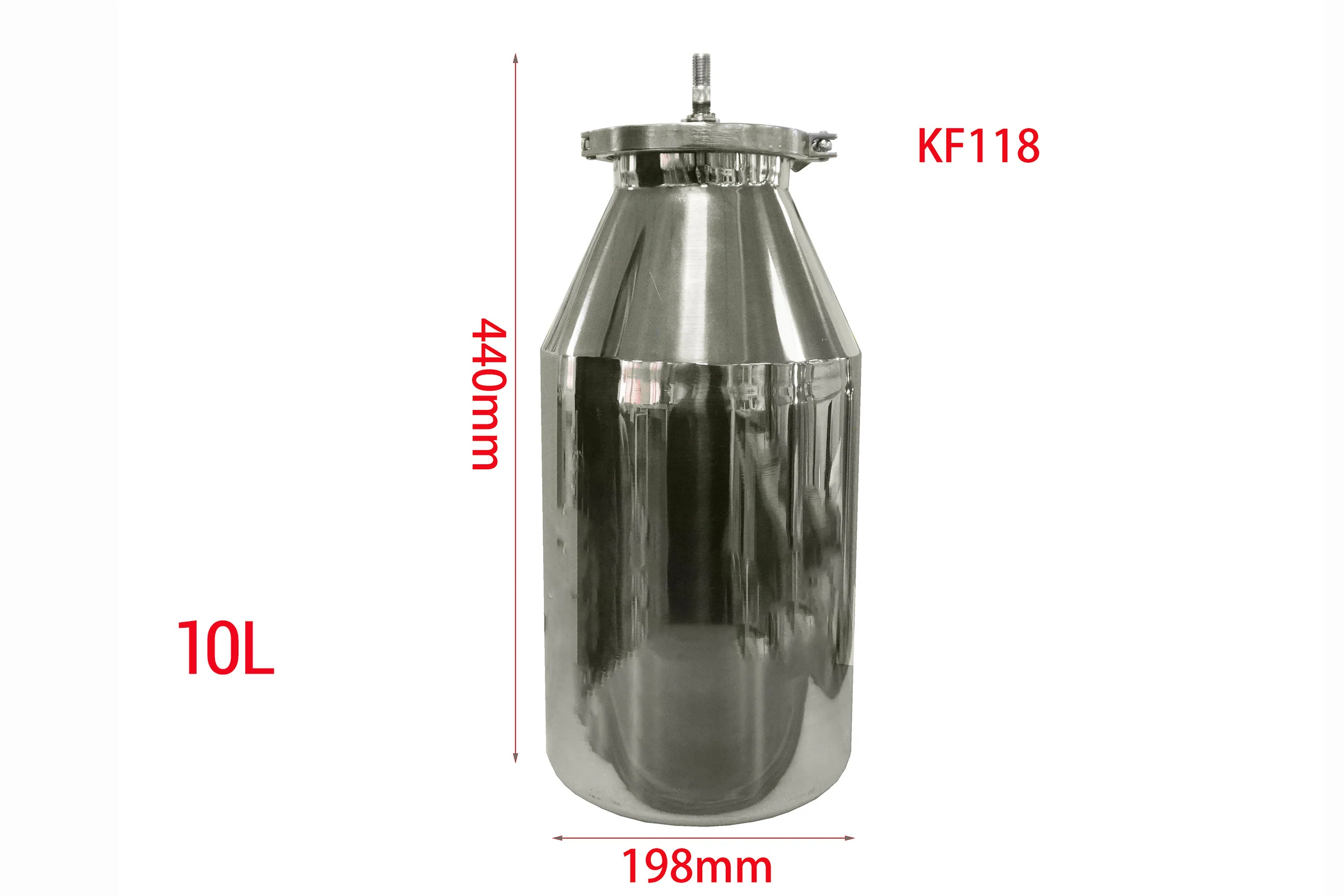 Stainless Steel Tank (Multiple Volumes) for 3D Movement Dry Powder Mixer SYH-5 - Image 8