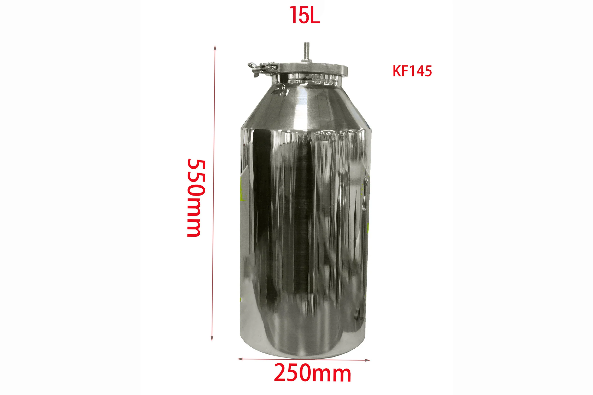 Stainless Steel Tank (Multiple Volumes) for 3D Movement Dry Powder Mixer SYH-5 - Image 9