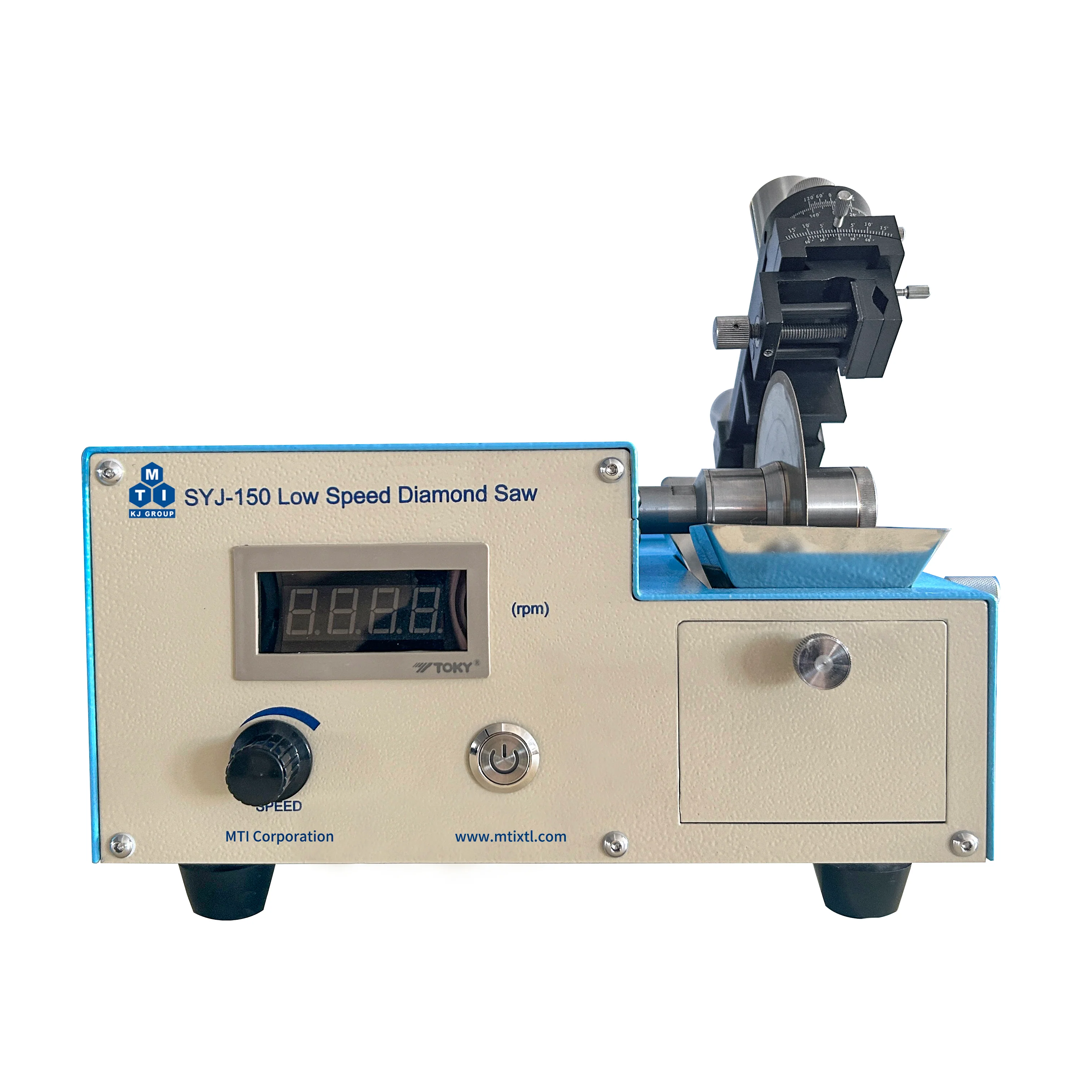 Digital Low Speed Diamond Saw with 4" Cutting Blades & Complete Accessories - SYJ150 - Image 3