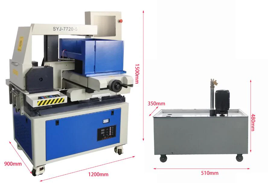 Small High Speed Wire Cut EDM with PC Control for Metallic Materials- SYJ7720S - Image 4