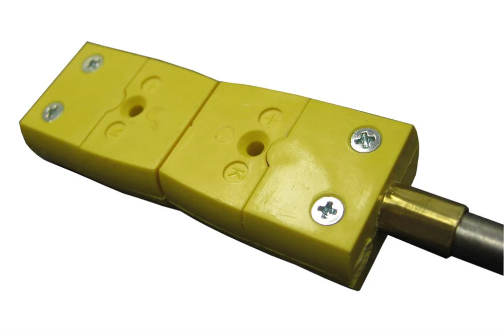 Thermocouple: K type 1/4"OD x 48" L with Alloy sheath and Male Plug for Calibration - TCK48S - Image 3
