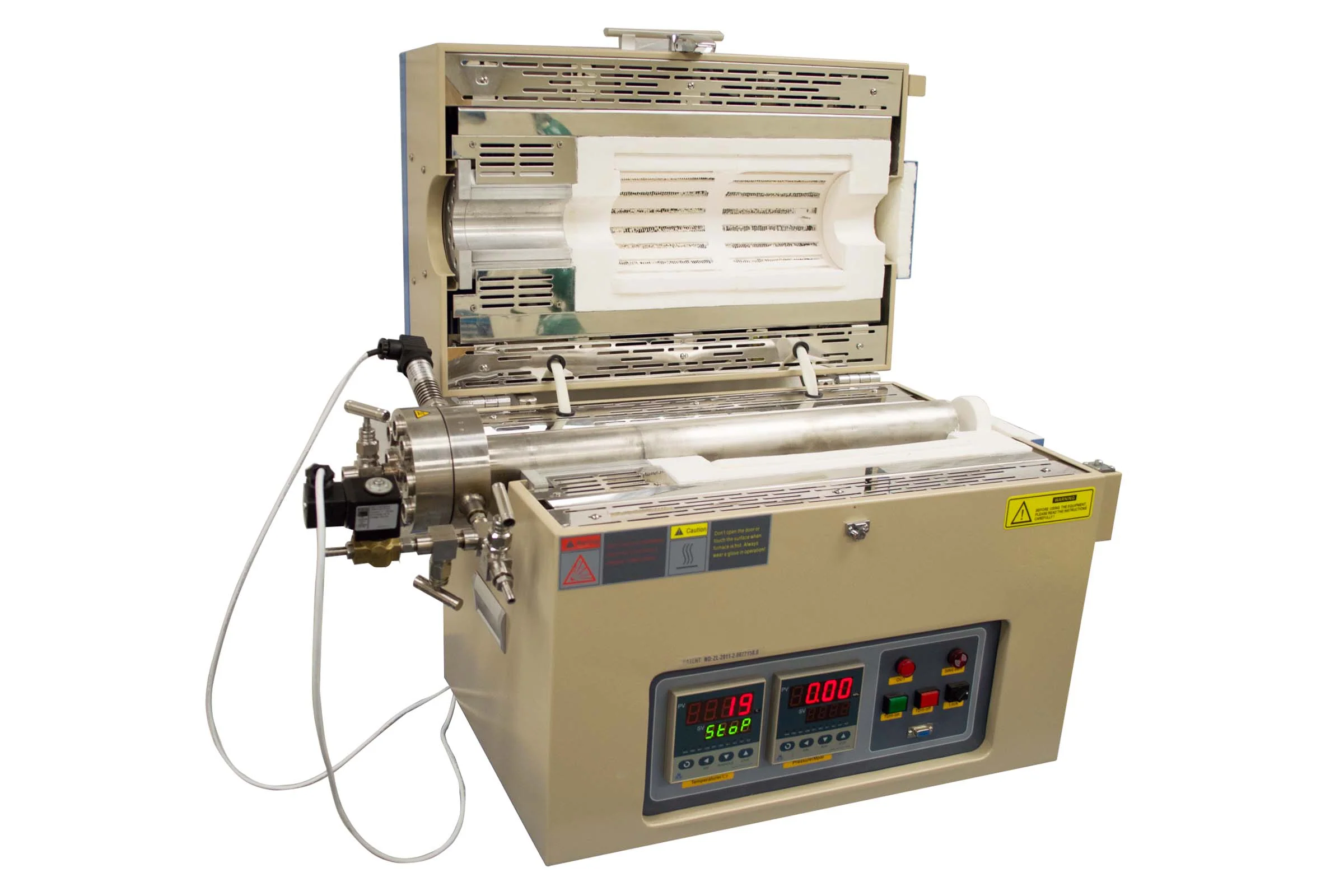 Hi-Pressure Super Alloy Tube with flange KIT, 55 ODx20 IDx580 L (mm) , 1100oC Max. - Tube-HP-55-20-580 - Image 3