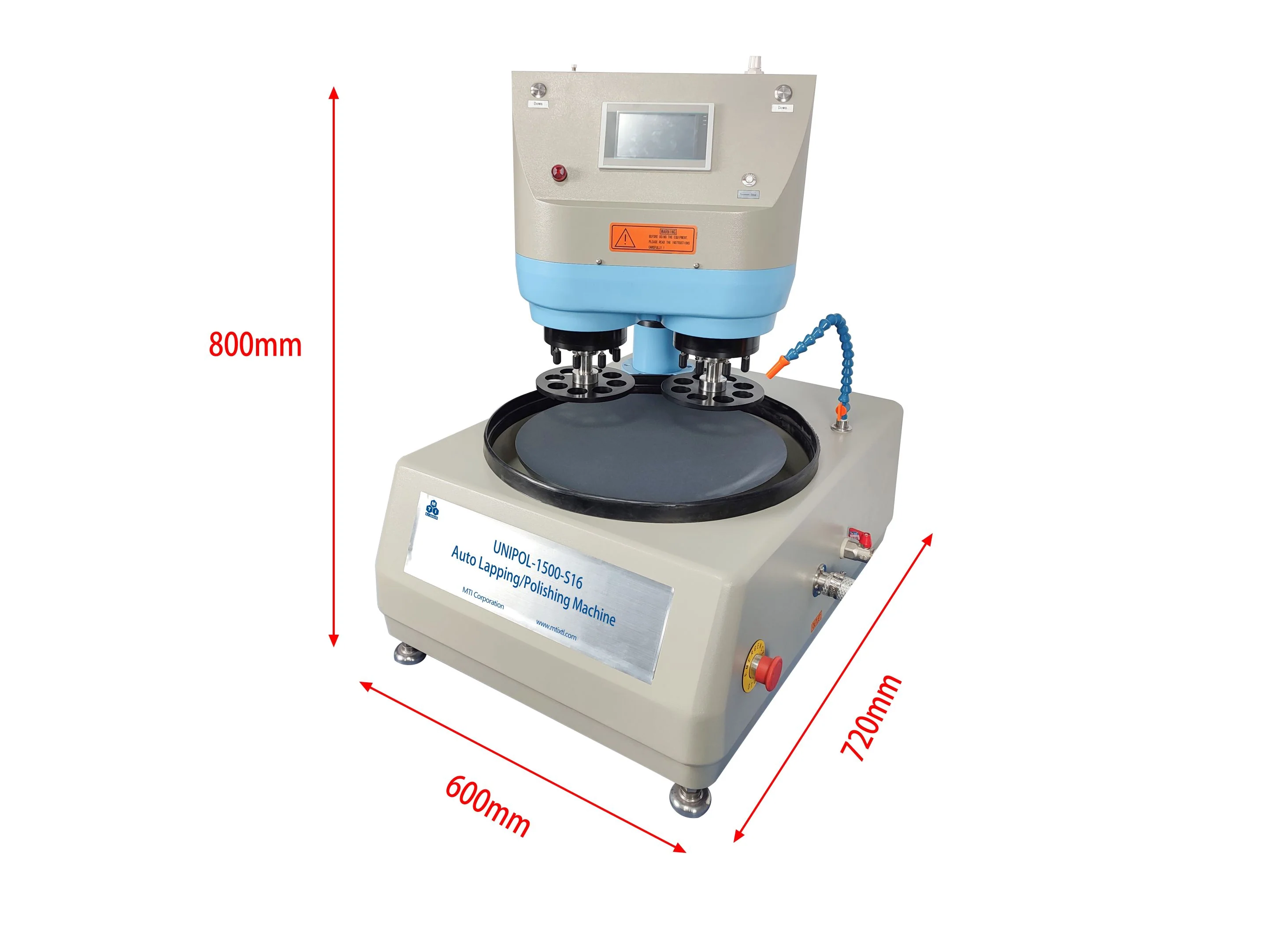 16 samples Automatic Polisher for High Throughput Metallographic Sample Preparation - Unipol-1500-S16 - Image 4