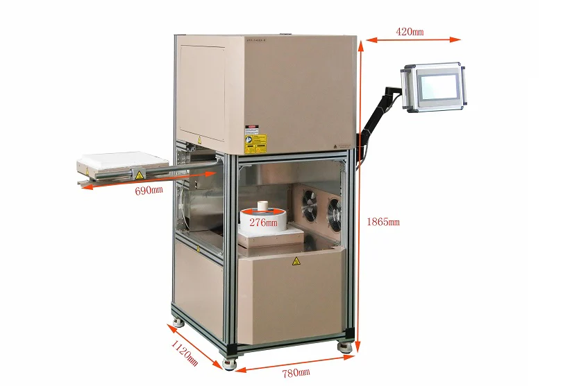 1600°C Automatic Bottom Loading Furnace (11"Dx12"H ) for Thermal Cycling Test - VBF-1600X-D2 - Image 3