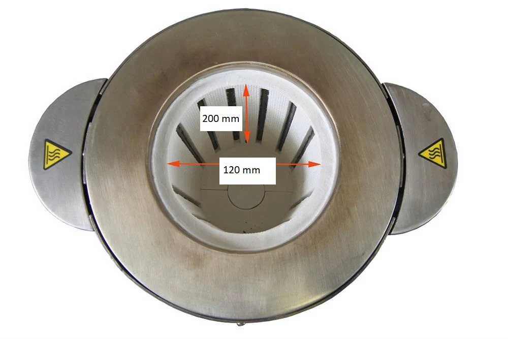 1.5L Super-Alloy High Pressure Reactor (Steam Generator) Max. 1000C @ 1 MPa - GSL-1100X-NI-1500 - Image 2