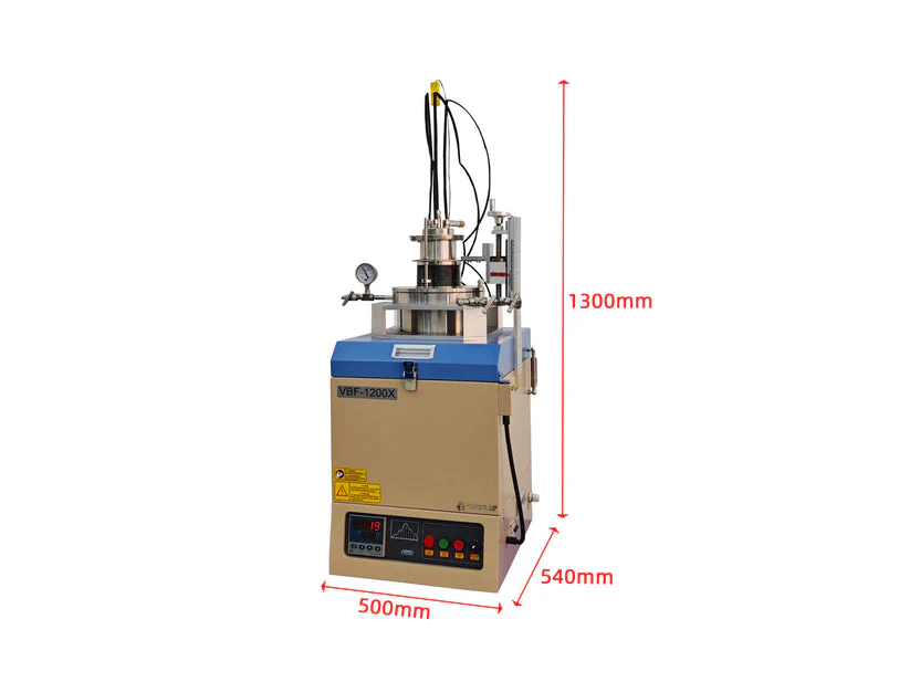 1200°C Max. Molten Salts Reactor With Moveable Electrodes for Electrolysis - VEF-1200 - Image 4
