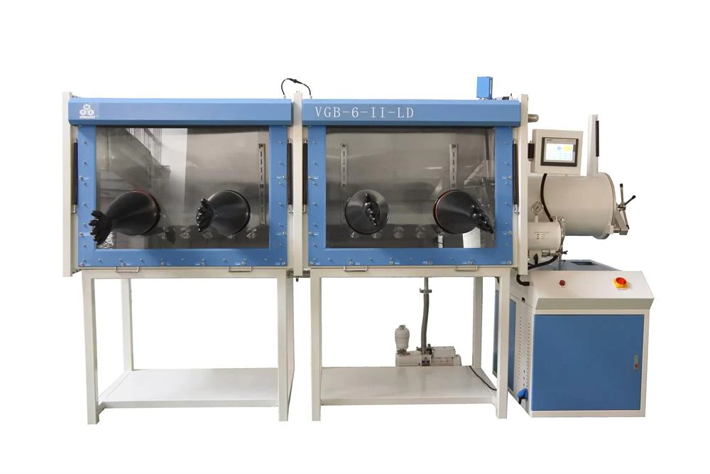Dual Chamber Glove Box with Gas Purification System (H2O & O2<1ppm)-VGB-6-II-LD - Image 3