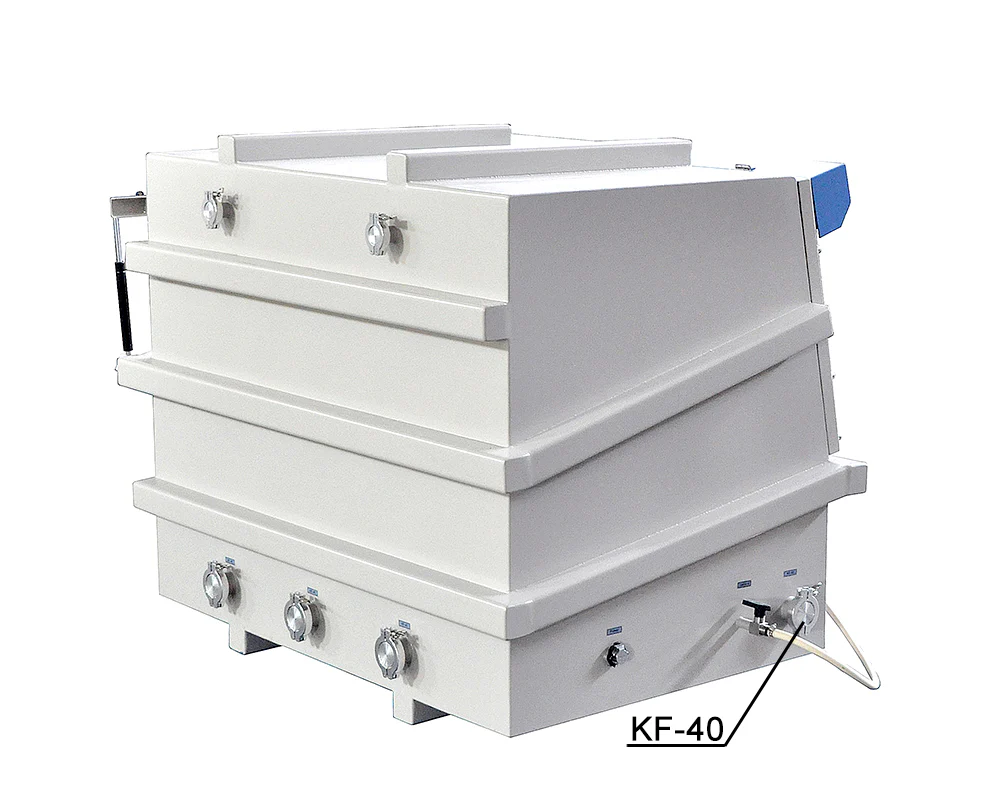 Large Stainless Steel Vacuum Glove Box (Chamber Size: 44"x29"x35") with Airlock Chamber - VGB-4A-LD - Image 4